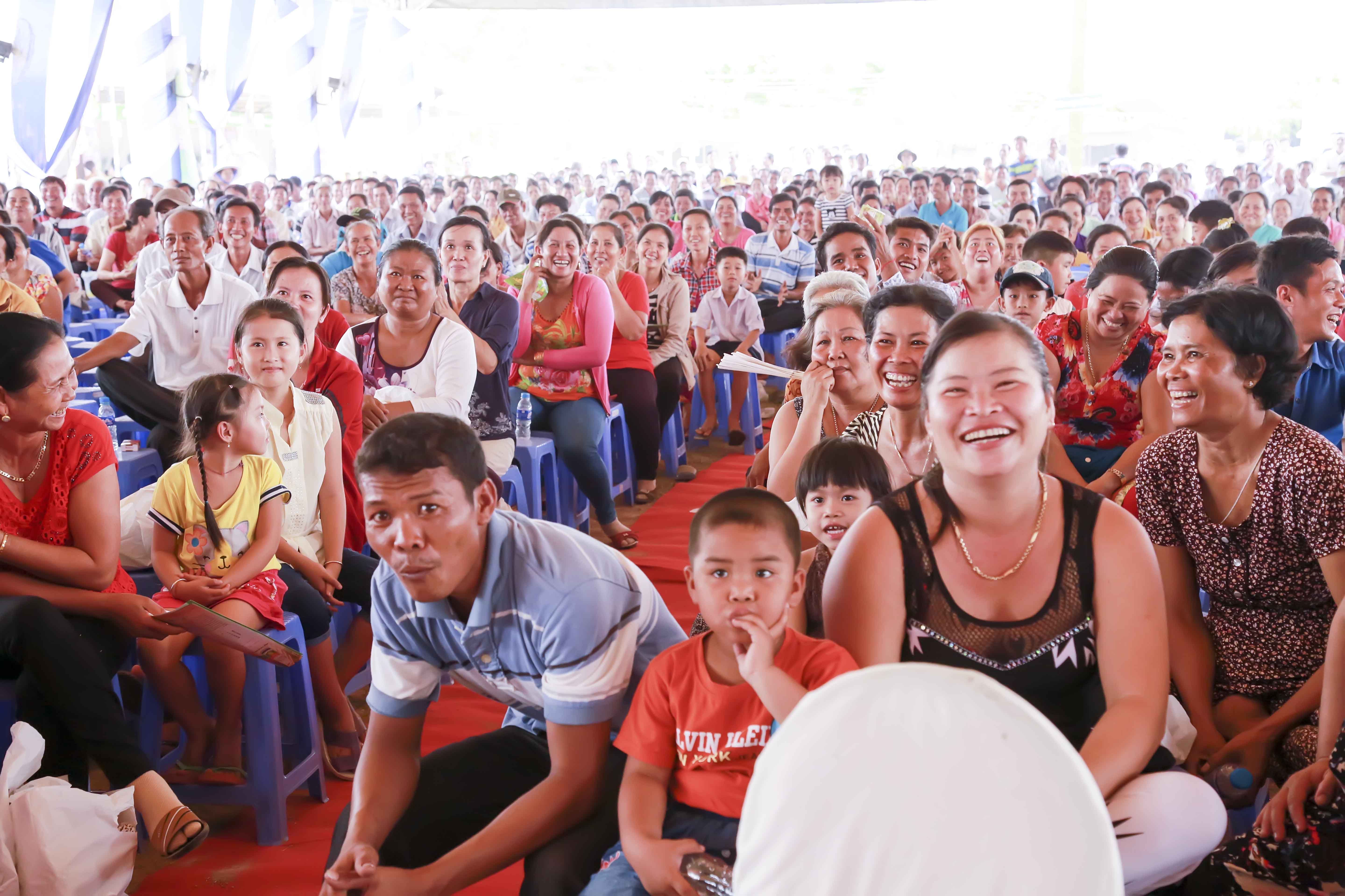 khán giả tại ngày hôi Festival Routine-Gaucho-Turbo tại Trà Vinh